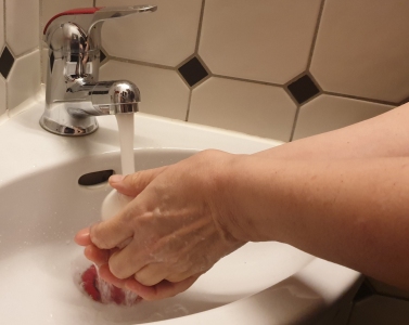 Händewaschen strapaziert die Haut