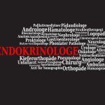 Verschiedene Fachärzte, Endokrinologe ist rot hervorgehoben.